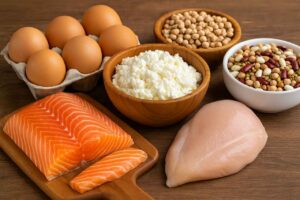 Ernährungsplan: Proteinreiche Lebensmittel