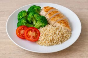 Ernährungsplan für Muskelaufbau - Gesunder Teller